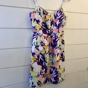 J.Crew | Floral Print A-Line Dress